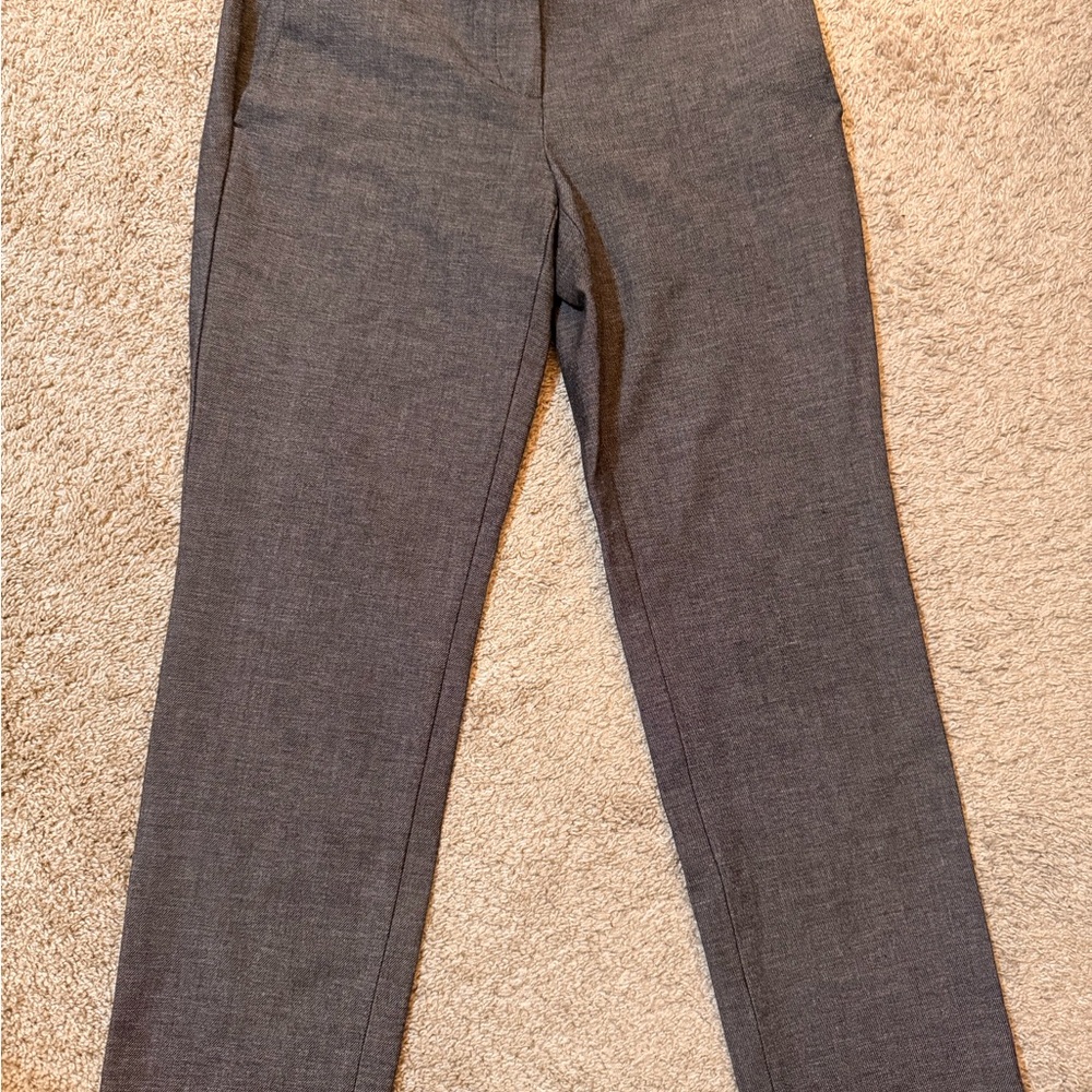 Ann Taylor Charcoal Gray Tailored Dress Pants
